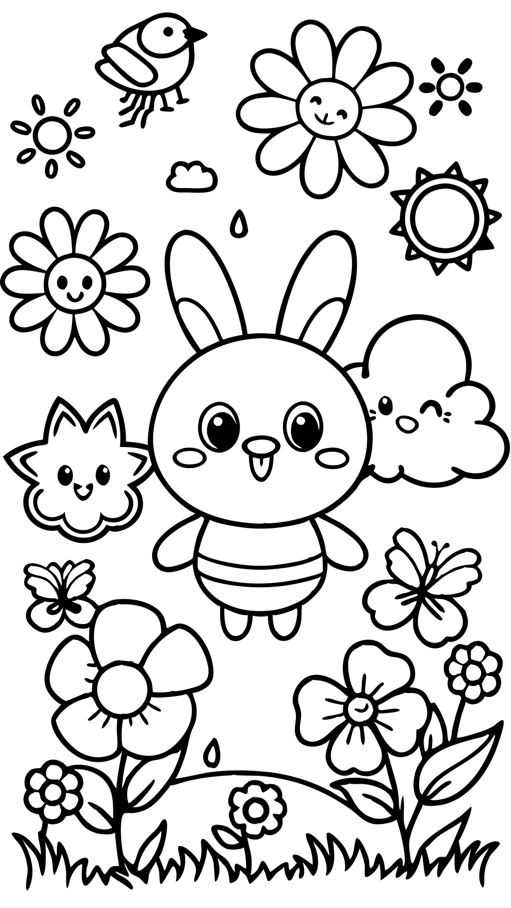 spring coloring pages for preschoolers